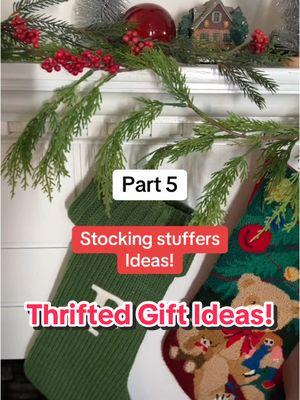 Thrifted gift idea! Here are some fun holiday gift ideas that would make great stocking stuffers! 🎄🎅 #StockingStufferIdeas #StockingStuffers #HolidayGiftIdeas #thriftedgift #giftideas 