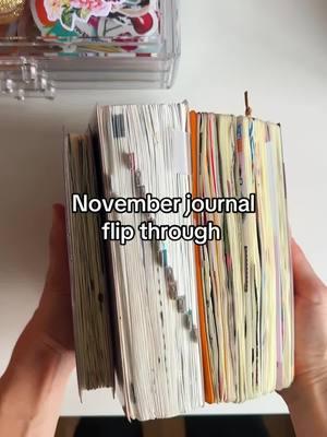 november was full of ups and downs. Lots of emotions and change and it shows in my pages!  #journalflipthrough #journalspread #journaling #hobonichi #hobonichiweeks #hobonichicousin #scrapbooking #junkjournal #junkjournaling 