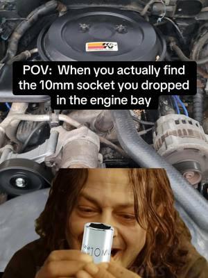 Thought it was lost forever #myprecious #10mmsocket #meme #blackholesurvival #mechanic #blessed #editsforyou #wrenching 