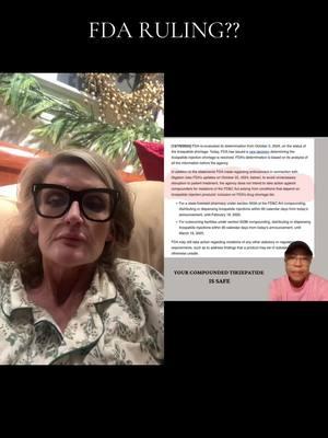 #duet with @Dr.ToomerTalks #glp1access I have gotten so many messages today asking for my thoughts on the FDA ruling on compounds, but I have been in the office without two seconds to respond. So I will let Dr. Toomer do that for me. Stay the course, dear friends. ##SelfCare##glp1journey##healthylife##wlslifestyle##tirzejourney##wskincareroutine##tirzepatidecompound