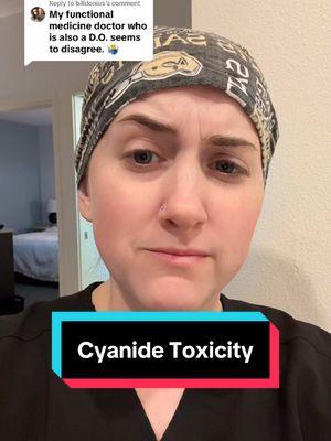 Replying to @billdonius Be careful who you take “medical advice” from… #erdoc #emergencyroom #medicaltiktok #hospitaltiktoks #nursesoftiktok #ernurse #cyanide 