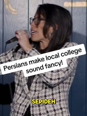 Hey #Persians ! Stop making everything sound so fancy 🤣🤣 #college #hofstra #hostra #longisland #comic #standup #comedian #taliareese #joke #lmao #accent #Love #laugh