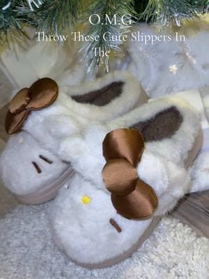 These Cute Slippers 🛒🛍️ Buy ALLLLLLL The Colors! #cuteslippers #slipperstyle #slippershoes #cozylittlechristmas #cozyvibes #TiktokShopHolidayHaul #shoestyle 