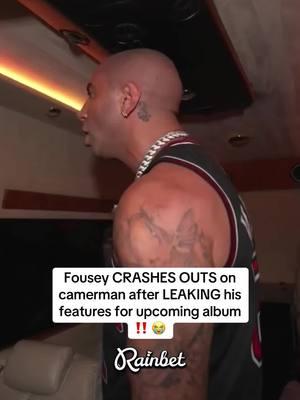 Fousey CRASHES OUTS on camerman after LEAKING his features for upcoming album ‼️ 😭 #fousey #g7 #fouseytube #fyp #viral 