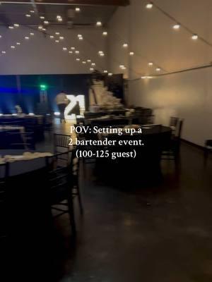 @RIMDRIP POV: Setting up a 2 bartender event.🙌🏼 (100-125 guest)  #POV #ASMR #Bartender #Bartending #21stBirthdayParty #Tequila #MaestroDobelDiamante #CentenarioReposado 