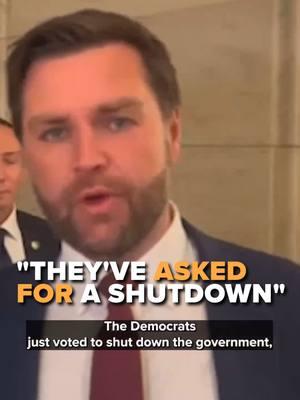 Vice President-elect JD Vance reacts to the House rejecting a Trump-backed plan to fund the government, saying Democrats voted to shut down the government. #jdvance #trump #governmentshutdown