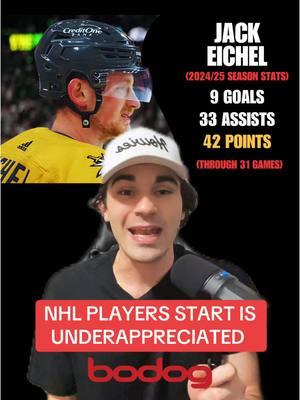 Jack Eichel is one of the most underrated and underappreciated stars in the NHL let’s discuss @Bodog Canada #NHL #hockey #hockeytiktoks #hockeylife #hockeyplayer #stanleycupplayoffs #nhlplayoffs #nhlhockey 