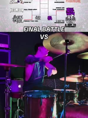 FINAL BATTLE: VOTE YOUR FAVORITE PIERCE THE VEIL - King for a Day ft. KELLIN QUINN | @Pierce The Veil @Vic Fuentes #KellinQuinn -VS- LINKIN PARK - LOST | @Linkin Park  THANK YOU TO ALL THE PEOPLE WHO PARTICIPATED AND COMENTED SUPPORTING THE VIDEO AND THEIR FAVORITE BANDS! #piercetheveil #kellin #sleepingwithsirens #vicfuentes #kingforaday #kingforadaypiercetheveil #kingforadaykellinquinn #posthardcore #piercetheveil #cover #animemusic #animefyp #atl #drumcover #anime #poppunk #bands #emo #emomusic #2000s #poppunk #emo #bts #armybts #btsarmy #kpopfyp #kpop #drummer #drums #drummersoftiktok #vanswarpedtour #warpedtour #anime #caraphernalia #uchihadario #dariouchiha  #LinkinPark #lp #meteora #lost #chester #chesterbennington #emilyarmstrong #bennington #joehahn #phoenixlp #robbourdon #braddelson #linkinparkmeteora20 #drumcover #animeedit #mangaedit #drummer #dariouchiha #uchihadario #drummersoftiktok #drumlife