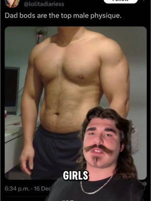 Is the Dad Bod optimal? #dadbod #dad #father #physique #lifting #gym #fitness #women #girls #female #dating #opinion #debate #meme #fyp 