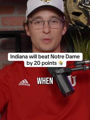 Indiana is the better football team 🙌 #CollegeFootball #notredame #cfb #cfbplayoff #football #indiana #iu #notredamefootball 