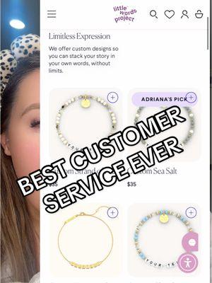 blown away by the customer service from @Little Words Project - we love brands that make it right AND have an incredible brand message. thank you so much! #thelittlewordsproject #customjewelry #storytime #customerservice #awesomecustomerservice #for #you #page #capcut #momtom #momgiftideas #giftguide #customgifts 