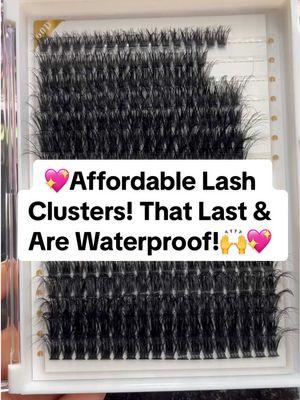 💖Affordable Lash Clusters! That Last & Are Waterproof!🙌💖 #athomelashes  . . . . . #lashes #diylashes #athomelashextensions #diylashesathome #lashclusters #feego #feegolashes #affordablelashes #affordablelashclusters #pestañas #fluffylashes #tiktokshopholidayhaul #pestañaspeloapelo #lashbond #waterprooflashes #doityourself #SelfCare #howtolash #giftideas #christmasgiftideas 