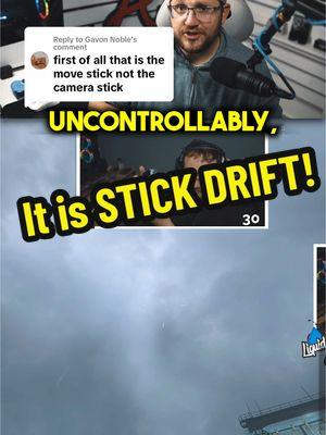 Replying to @Gavon Noble Whoops, here is the actual clip of me spinning from Jan 2023…. Stick Drift sucks! #stickdrift #controller #gamesir #halleffect #gamesirg7se 