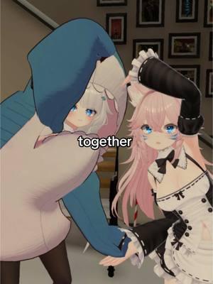 becoming friends w/ @chibi inu on vr!! has genuinely been so silly and im so thankful for her c: especially after what we were put through #vrchat #fullbodytracking #vrchatmemes #vtuber #fypシ #fbt #friends 