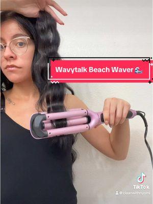 Love!! Wavytalk doesn’t miss 😍 @wavytalkofficial #ad #TikTokShop #hairtok #beachwaver #haircrimper #wavytalkhair #fyp 