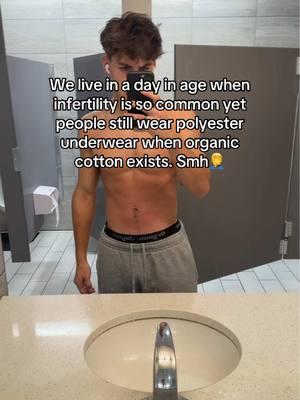 Makes no sense people know it but chose to not care. How does that work? #organiccotton #underwear #polyester #infertility #healthy #healthiswealth #tiktokmademebuyit 