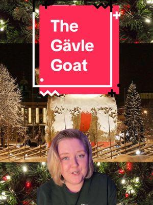 No, I’m not confident about how I pronounced Gävle. 🐐 #gävlebocken #yule #christmas #holiday #history #weird #folklore #gävlegoat #gavlegoat #goat🐐 