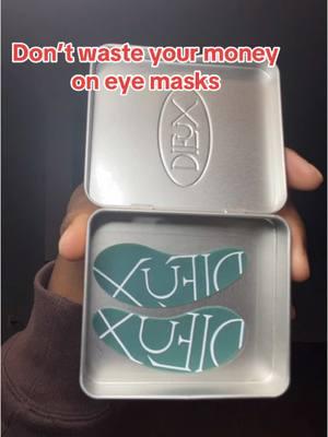 Personal care should not be a waste on money. Check out these reusable eye masks. #dieux #eyemasks #darkeyecircles #skincare 