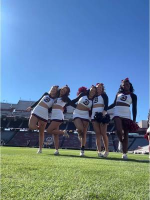 last home game everrrrr #cheer #college #usc #sec #football #seniors #lastgame 