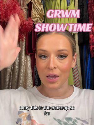 Its show time! ✨ lets do my show makeup for my favorite show on board 🥰✨ #grwm #makeup #backstage #chats #stagemakeup @Saie @Rare Beauty @maccosmetics @bareMinerals  @Morphe Cosmetics  