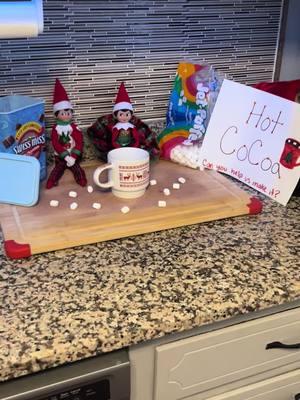 Chippy  and Glitter make a mess trying to make hot cocoa! #ChippyandGlitter #elfontheshelf #christmas #christmas2024 #easyelfonashelfideas #funelfontheshelfideas #hotcocoa #hotchocolate #marshmallow 