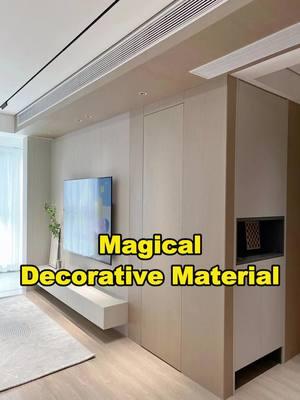 Since using this bamboo charcoal fiber board decoration, the walls will not get moldy anymore.#wallpanels #bamboocharcoal #woodfinish #pvcwallpanel #marbleplate #buildingmaterials #walldesign #renovation #deco #harmercoverings