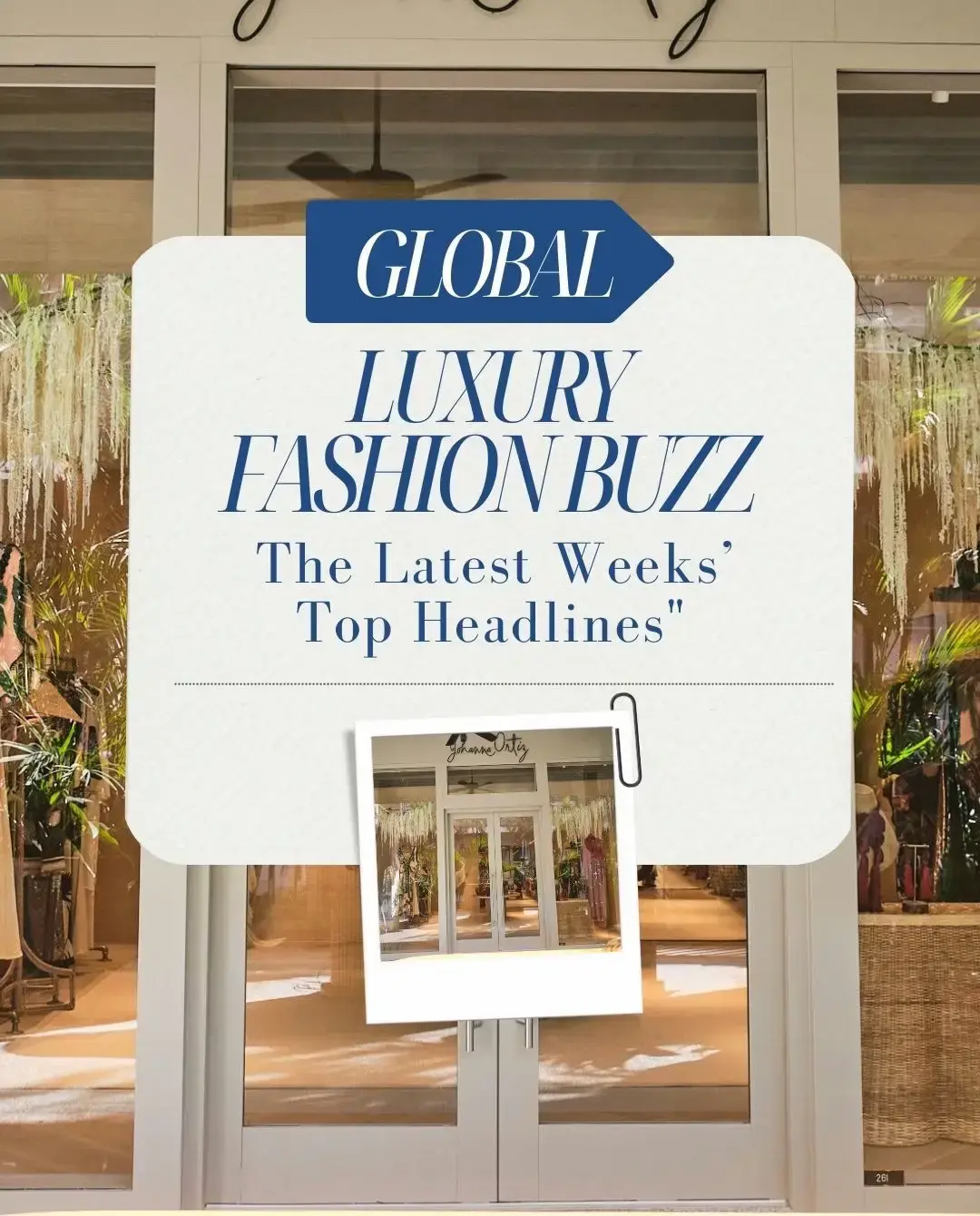 This week's luxury fashion buzz is all about celebrating two of our dear friends: @johannaortizofficial and @maygelcoronelofficial, as they open their stunning new stores. We couldn't be prouder of their incredible achievements! Plus, don't miss brands like@susanavegajewelry, @hijas_de_puka, and @paolasighinolfi_#LAFSPopUp brands now available at Maygel's store-stop by and discover it for yourself! #LAFS #LAFSMiami #LAFSPopUp #Miami #California #Fashion #Brands #store #opening #MiamiDesignDistrict #Latin #LatinoAmerica #Luxury #Fashion #fyp #Home #business #2024 