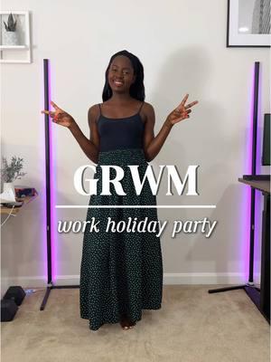 Work holiday party GRWM  #holidayparty #grwm #uxdesigner #webdesigner #softwaredeveloper 