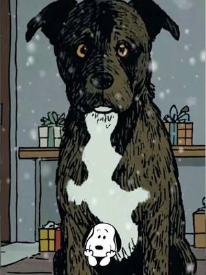 I guess its hard to look menacing in cartoon form #snoopy #snoopychristmas #pitsky #cartoon #cartoonme 