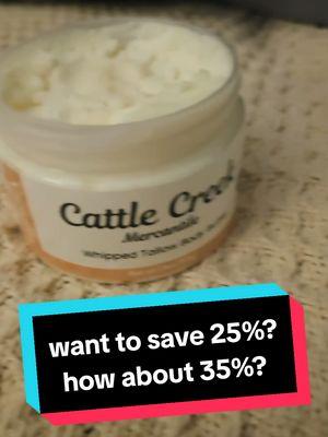 #tallow ##whippedtallow #naturalskincare #beeftallow #tallowtok #cattlecreek #skincaretiktok #moisturizer #ezcema #rosacea #acneskin #acneproneskin #acne ##naturalskincare #tiktokshopholidayhaul #tiktokshopfinds #christmasgift #christmasgiftideas #giftsforher #giftsforhim #giftsforthem #onsale #freeshipping @Cattle Creek Mercantile 