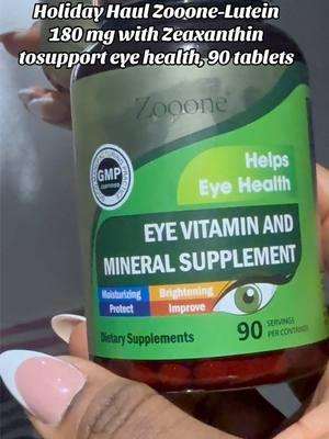 Holiday Haul Zooone-Lutein 180 mg with Zeaxanthin tosupport eye health, 90 tablets sponsored  #tiktokholidayhaul #christmas #bills #winter #zooone #zooonelutein180mgwithzeax #lutein #zeaxanthin #eyehealth 