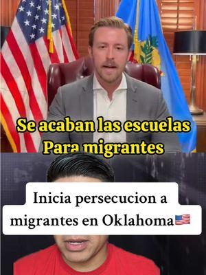 Inician persecusion a migrantes en Oklahoma🇺🇸 reportarán a estudiantes ilegales a las autoridades Federales junto con sus padres . . . . . . . #oklahoma #escuelas #migrantes #imigrantes #federales #usa🇺🇸 #usa_tiktok #noticias #noticiastiktok #ultimahora🚨 #ultimahora ##greenscreen 