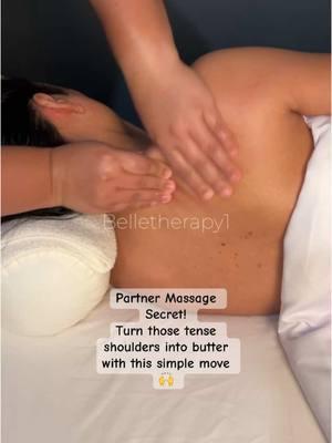 Shoulder tension release ✨ #shouldermassage #massage #fyp #houstonmassage 