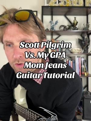 Scott Pilgrim Vs My GPA by Mom Jeans Guitar Tutorial #guitartok #howtoplayguitar #guitartutorial #beginnerguitar #guitarlesson #momjeans #motherpants #scottpilgrim 