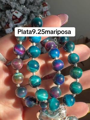 @Plata925Mariposa enamorada de estas bellas piezas , que adquiri muchas gracias  mari 🩵🫶🏻  . . . #ojodetigre #piedrasnaturales #plata925 #plata925mariposa 