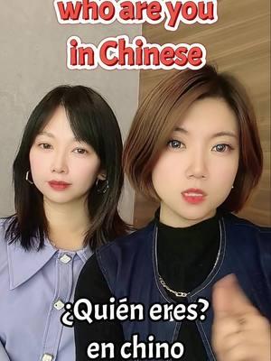 who are you？#chinese #chineselearning #fyp #foryoupage❤️❤️ #learnchinese #chinesemandarin #chinomandarin #learnchineseonline #mandarin #LearnOnTikTok #chinesecourses 