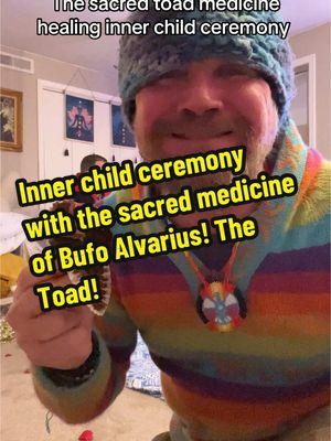 The sacred toad medicine allows us to reintegrate the pure innocence of our inner child #bufoalvarius #thetoad #entheogen #psychedelictherapy #innerchild #HealingJourney #terrencemckenna #plantmedicines #alberthoffman #shaman #integration 