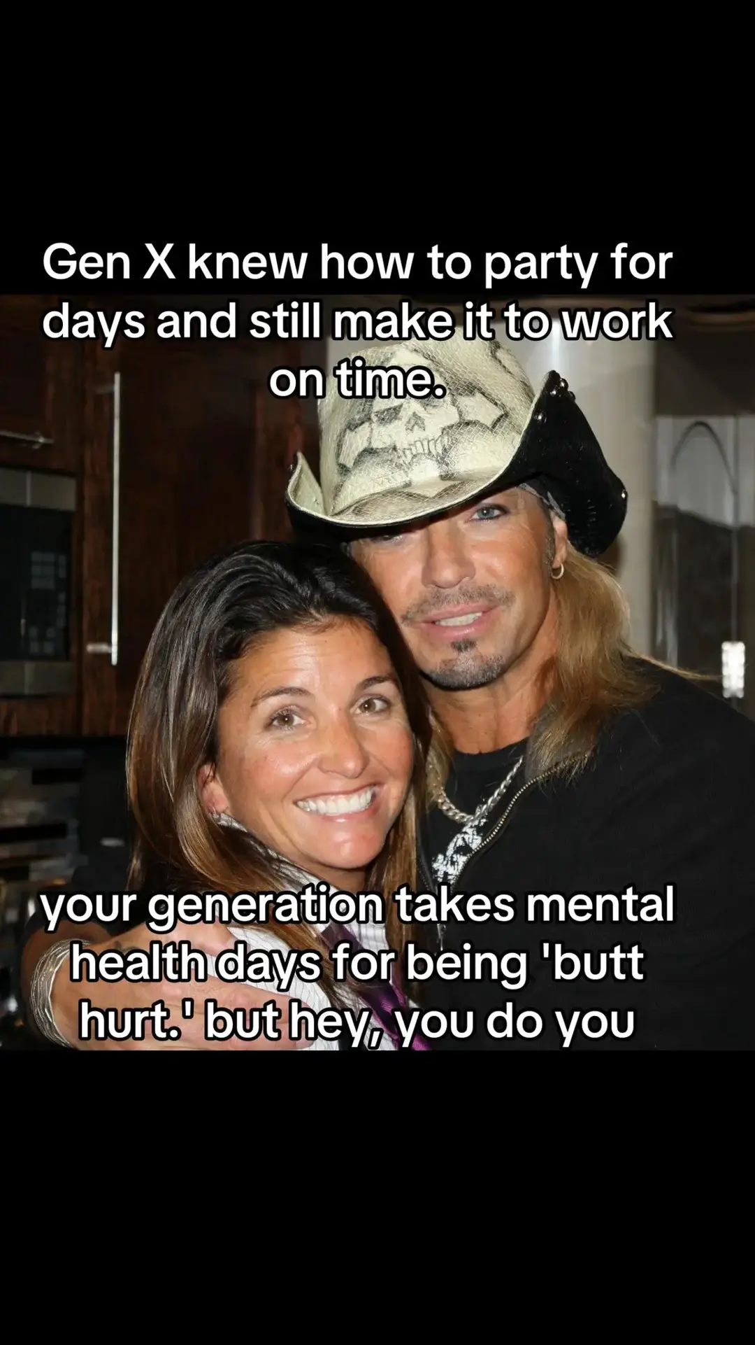 So there was this one time I met Brett Michaels. After bartending until 2 AM, I hung around until 3 to meet him. I only got two hours of sleep before waking up to run the Virginia 10 Miler at 6:30 AM, and I finished an impressive 11th place from dead last! #bretmichaels #posion #genx #genxtiktokers #genxkid 