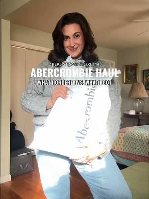 Comfy cute with a BANGER at the end 😍😇💅🏼 @abercrombie hits every 👏🏼 time 👏🏼 I swear!!! #abercrombiehaul #clothinghaul #aberceombiesale #sizelargefashion #sizexlfashion #midsizefashion #midsizegal #realistictryonhaul #tryonhaul #whatiorderedversuswhatigot #winterfashion #abercrombiejeans #abercrombiecurvelove 