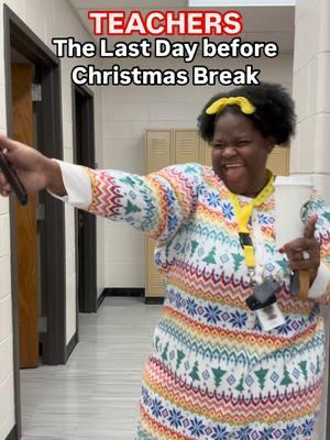 We made it guys! ❤️💚 Have a great Christmas Break! 🎄✨ Follow for more laughs 🤪 #leslierobcomedy #teachercomedy #teacherhumor #teachertok #teachersoftiktok #teachersontiktok #teachertiktok #edutok 