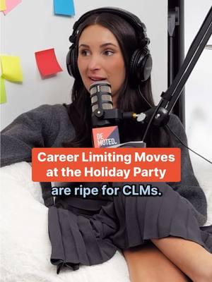 Tune into @Demoted to hear our top Career Limiting Moves this holiday season @Corp #companyholidayparty #officeparty #comedy #theoffice 