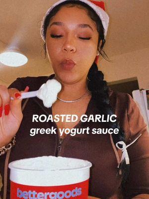 why is nobody talkin about how u can literally put this ish on everything?! @Anna Paul  i used: - a tub of greek yogurt @BetterGoods is really good and i also loveeee @Forager Project for a dairy free option! - 1 clove of roasted garlic - 3 tablespoons of minced garlic - 3 teaspoons of garlic powder - 1/2 teaspoon of lemon pepper or a squeeze of lemon #healthyrecipes #easydiprecipe #quickrecipes #viral #annapaulpasta #taylorelaine #neilanina #arianagrande #bettergoods #garlicaioli 