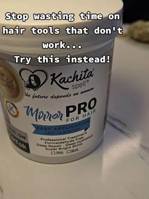 Ready for your best hair days yet?  The Kachita Spell Mirror Pro delivers pro-level shine without damage. Grab yours before it's gone! 🚨✨️ #hairglowup #kachitaspell  #tiktokmademebuyit #shopnow 