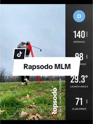 Trying out the Rapsodo Mobile Launch Monitor.⛳️🏌️#rapsodolaunchmonitor #golf #golftok #golftiktok #rapsodo #pga