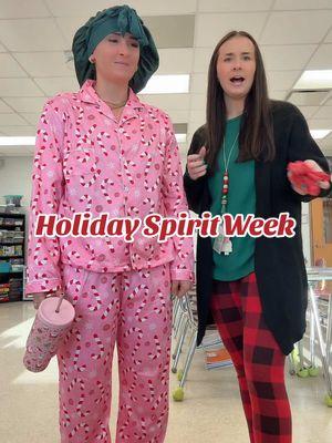 Last day of holiday spirit week, PJ DAY! #pjday #holidayspiritweek #spiritweek #holiday #teacher #middleschoolteacher #christmas #pajama #middleschool @Madi Proffitt 