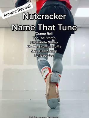 Nutcracker Name That Tune - ANSWER REVEAL!!  How many did you get right? (Note: many regions have different names for these songs so if I called it something different than you do that’s okay 🧡) Like my floor I use in many of my videos? Its from @omarafloors       Use my code JENNEV to get a discount on one!           Shoes from @BLOCH Dance            #tapdance #tapdancer #tapdancetutorial #taptok #tiktoktap #tutorial #dancetutorial #tapdancersoftiktok #dancersoftiktok #danceteacher #dancin #tapping #asmr #nutcracker #nutcrackerseason #nutcrackerballet #namethattune #namethatsong #guessinggame 