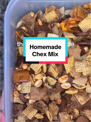 If you’re looking for a simple, delicious snack to lunch on over the holidays, I’ve got you!  My whole family LOVES this Chex mix and it’s literally as simple as mixing a bunch of ingredients together and baking.  Here’s how to do it: 1️⃣ MIX on a parchment paper-lined baking sheet:  ❤️ 3 cups corn chex  💚 3 cups rice Chex 🤍 2 cups wheat chex ❤️ 2 cups cheeze it’s  💚 2 cups rye chips 🤍 2 cups pretzels ❤️ 1 cup peanuts 2️⃣ Melt together 💚 1 1/2 sticks butter 🤍 1/3 cup Worcestershire sauce ❤️ Garlic powder, seasoning salt, onion powder (measure with your heart) 3️⃣ Pour butter mixture on top of chex mix and coat evenly.  4️⃣ Pop in the oven at 200 degrees for an hour ‼️ stir every 15 minutes  5️⃣ Let cool and enjoy! 😋  #christmas #christmasactivities #christmascraft #DIY #diychristmas #screenfree #christmas #Recipe #EasyRecipe #snack #toddlersnack #chexmix #homemade 