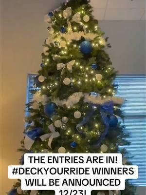 Check back on December 23rd for our announcement! #bLUcRU #DeckYourRide #Yamaha #holidaygiveaway #christmascountdown #giveaway #decorations #holidays 