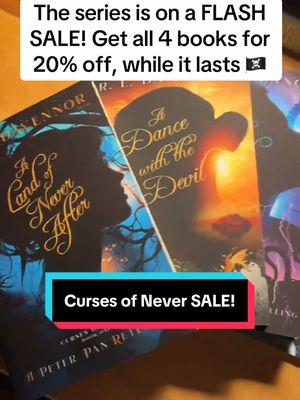 My best selling series bundle is on SALE! Grab it while it lasts 🏴‍☠️ #darkfantasybooks #darkfantasybookseries #darkfairytale #fantasyromancebooks #spicyfantasyromance #spicyfantasyromancebooks #signedbooks #cursesofnever #peterpanretelling #littlemermaidretelling 