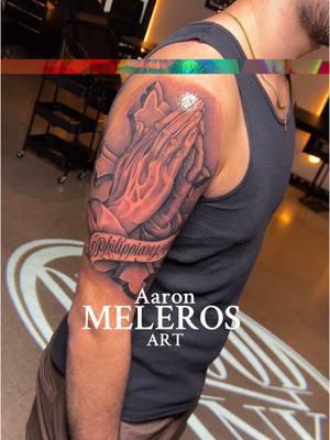 Thank u Roman for comin in for ur #first #tattoo  For booking or info PLEASE txt or call my cell 602-505-6169 or email: melerosart@gmail.com  Base Location: BloodNInk Tattoo  9110 w van buren st Tolleson az 85353  #classic #prayinghands #prayinghandstattoo #faith #bloodnink #bloodninktattoo #bloodninktattooshop #bloodninktattoos #az #arizona #tolleson #phoenix #glendale #aztattoo #arizonatattoo #tattoo #tattoos #arizonatattooartist #tattoo #meleros #blackandgrey #art #cheyenne #cheyennetattooequipment #ink #inkeeze #dynamic  @bloodnink @empireinks @cheyenne_tattooequipment @inkeeze @kwadron 